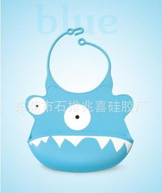 揭秘出口级食品硅胶卡通口水兜 防水易清洗，动漫IP合作下的高品质育儿选择